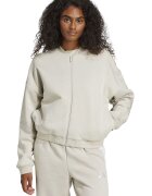 adidas Sportswear Суитшърт с ниска яка и цип Слонова кост