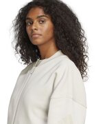 adidas Sportswear Суитшърт с ниска яка и цип Слонова кост
