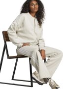 adidas Sportswear Суитшърт с ниска яка и цип Слонова кост