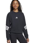 adidas Sportswear Суитшърт с паднали ръкави Бял/Избеляло черно