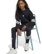 adidas Sportswear Суитшърт с паднали ръкави Бял/Избеляло черно