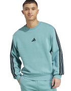 adidas Sportswear Суитшърт с памук с монограм - Тюркоаз/Избеляло черно