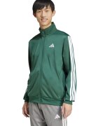 adidas Sportswear Суитшърт с цип и контрасти - Бял/Аква зелено