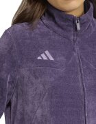 adidas Sportswear Суитшърт с цип и лого Тъмно лилаво