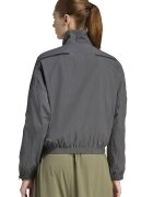 adidas Sportswear Суитшърт с цип и лого Tъмносив