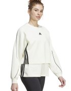 adidas Sportswear Суитшърт Stadium с ръкави реглан Черен/Мръснобял