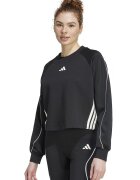 adidas Sportswear Суитшърт Stadium с ръкави реглан - Избеляло черно/Мръснобял