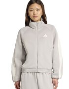 adidas Sportswear Суитшърт Stadium с цип и ръкави реглан - Слонова кост/Светло