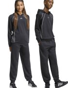 adidas Sportswear Свободен спортен екип с еластична талия Бял/Антрацитно сиво