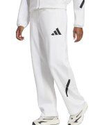 adidas Sportswear Свободен спортен панталон Z.N.E. Bar с джобове с цип - Бял/Избеляло черно