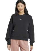 adidas Sportswear Свободен суитшърт с топла подплата - Бял/Черен
