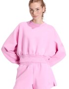 adidas Sportswear Свободен суитшърт Soft Lux с модал Бял/Светлорозов
