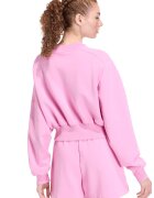 adidas Sportswear Свободен суитшърт Soft Lux с модал Бял/Светлорозов
