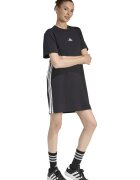 adidas Sportswear Свободна рокля с къси ръкави Бял/Черен