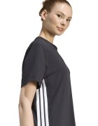adidas Sportswear Свободна рокля с къси ръкави Бял/Черен