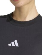 adidas Sportswear Свободна рокля с къси ръкави Бял/Черен