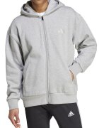 adidas Sportswear Свободно худи ALL SZN с цип Светло сив