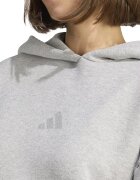 adidas Sportswear Свободно худи Wall - Сив меланж