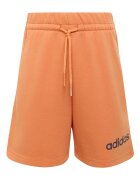 adidas Sportswear Тениска и къс панталон с лого - 2 части Оранжев/Тъмносин