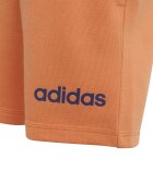 adidas Sportswear Тениска и къс панталон с лого - 2 части Оранжев/Тъмносин