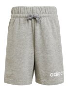 adidas Sportswear Тениска и къс панталон с лого - 2 части Сив меланж/Бледо розово