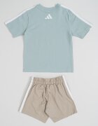 adidas Sportswear Тениска и шорти Бял/Бледозелен/Каки