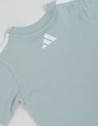 adidas Sportswear Тениска и шорти Бял/Бледозелен/Каки