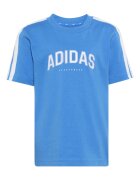 adidas Sportswear Тениска и шорти Бял/Светлосин/Тъмносин