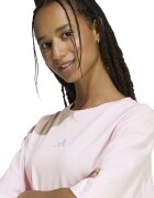 adidas Sportswear Тениска с графика на гърба Кафяв/Пастелнорозов