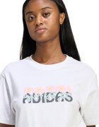 adidas Sportswear Тениска с лого Бял