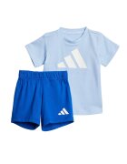 adidas Sportswear Тениска с лого и къс панталон Пастелносин/Кралско Синьо/Бял