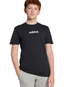 adidas Sportswear Тениска с овално деколте и лого Черен/Бял