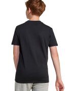 adidas Sportswear Тениска с овално деколте и лого Черен/Бял