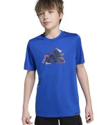 adidas Sportswear Тениска с овално деколте и лого Кралско Синьо