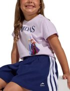 adidas Sportswear Тениска с принт и къс панталон 2 части Бял/Светлорозов/Тъмносин
