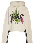 adidas Sportswear Уголемено худи Farm с лого Светло бежово