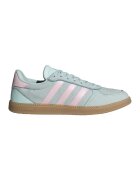 adidas Sportswear Велурени спортни обувки Breaknet Sleek с лого - Ледено синьо/Бледо розово
