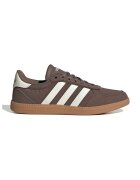 adidas Sportswear Велурени спортни обувки Breaknet Sleek с лого - Тъмнокафяв/Бял