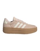 adidas Sportswear Велурени спортни обувки Court Bold с равна пларформа - Бял/Прашно розово