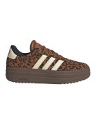 adidas Sportswear Велурени спортни обувки с шарка и платформа VL Court - Тъмнокафяв/Карамел