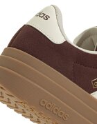 adidas Sportswear Велурени спортни обувки VI Court Bold Бял/Кафяв