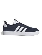 adidas Sportswear Велурени спортни обувки VL Court 3.0 - Бял/Тъмносин
