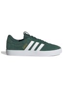 adidas Sportswear Велурени спортни обувки VL Court 3.0 - Бял/Тъмнозелен