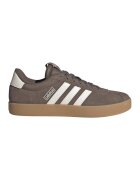 adidas Sportswear Велурени спортни обувки VL Court 3.0 - Сиво-кафяв/Мръснобял