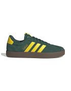 adidas Sportswear Велурени спортни обувки VL Court 3.0 - Светло жълто/Тъмнозелен