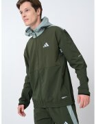 adidas Sportswear Яке с качулка и джобове с цип - Пепеляво сиво/Тъмно