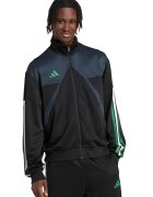 adidas Sportswear Яке с цип и лого - Черен/Бял/Аква зелено