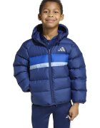 adidas Sportswear Зимно яке с качулка и капитониран ефект Син