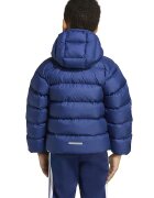 adidas Sportswear Зимно яке с качулка и капитониран ефект Син