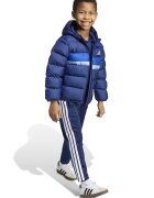 adidas Sportswear Зимно яке с качулка и капитониран ефект Син